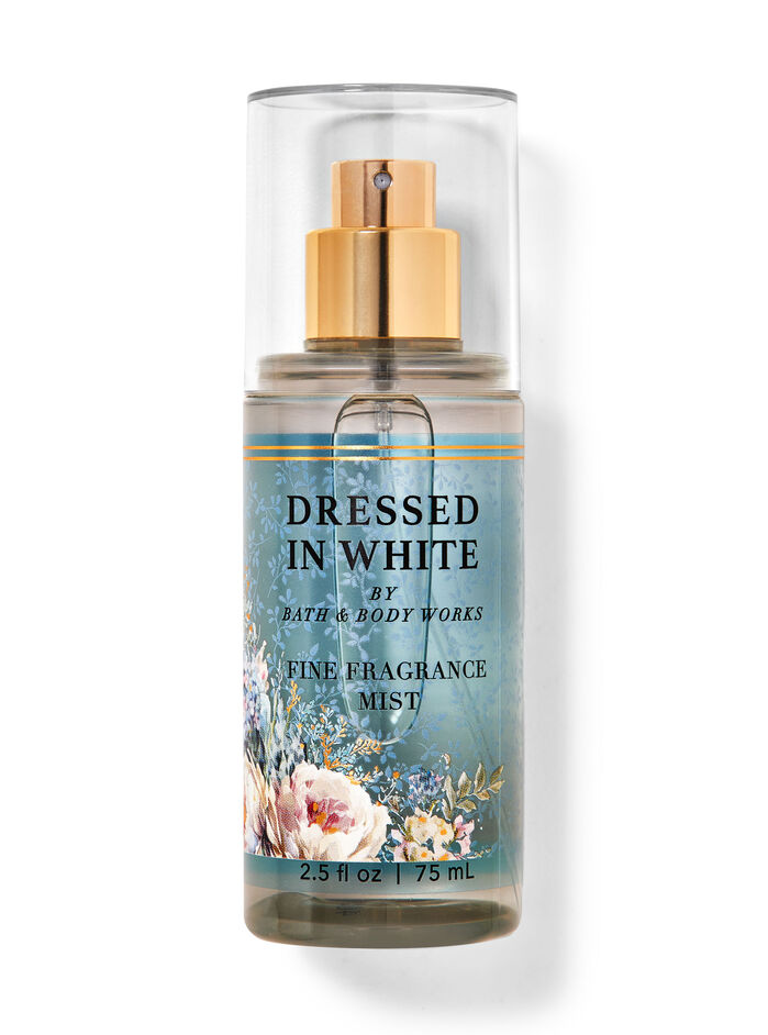 Dressed in White out of catalogue Bath & Body Works