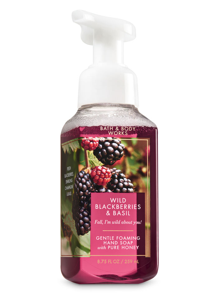 Wild Blackberries & Basil fragranza Gentle Foaming Hand Soap