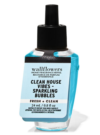 Clean House Vibes - Sparkling Bubbles Home Fragrance/Home & Car Air fresheners/Wallflowers refill Bath & Body Works1