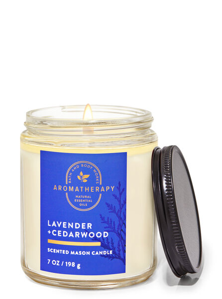 Lavender Cedarwood candela a 1 stoppino profumazione ambiente candele candela a uno stoppino Bath & Body Works