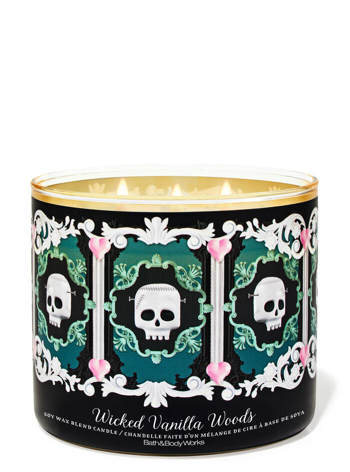 Wicked Vanilla Woods Home Fragrance/Candles/3-wick candles Bath & Body Works