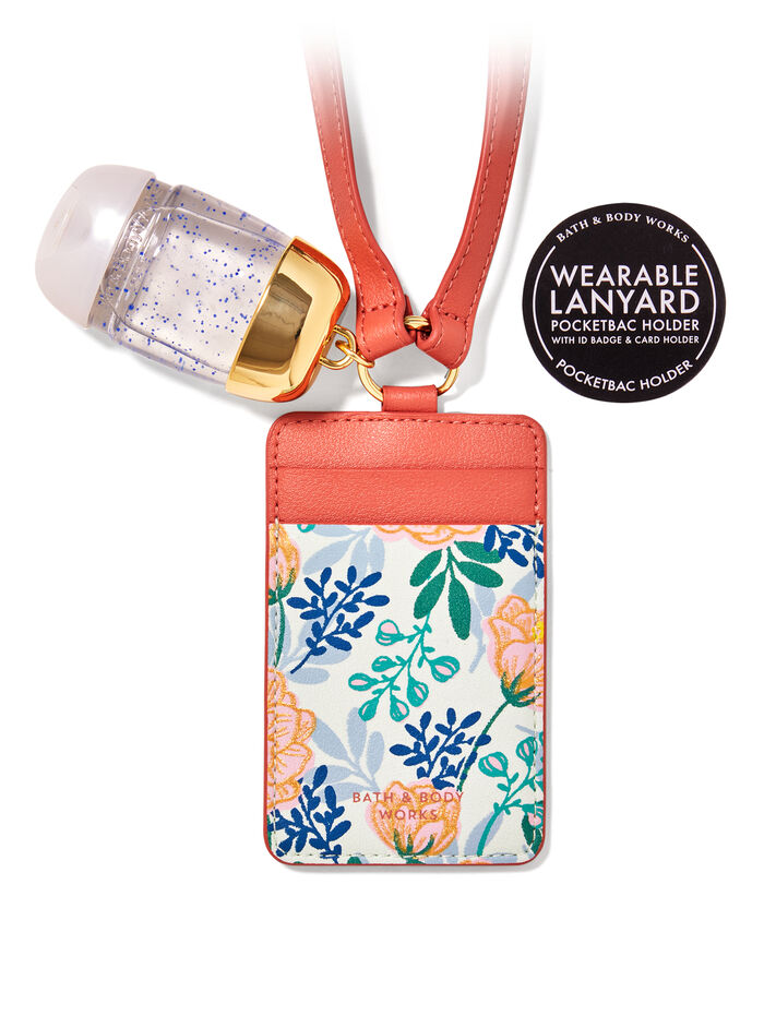 Wearable Floral ID Card Hand Soaps & Sanitizers/Hand sanitizers/Hand sanitizer holders Bath & Body Works