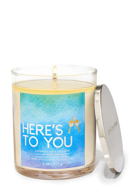 Butterfly home fragrance candles 1-wick candles Bath & Body Works