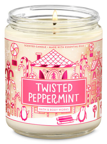 Twisted Peppermint Home Fragrance/Candles/All candles Bath & Body Works1