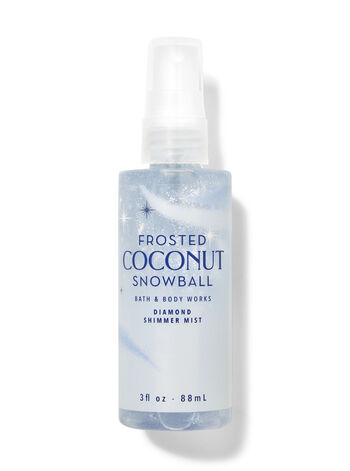 Frosted Coconut Snowball fragranza Mini acqua profumata glitterata
