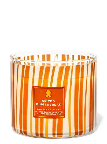 Spiced Gingerbread Home Fragrance/Candles/3-wick candles Bath & Body Works1