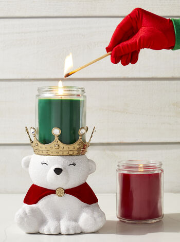 Royal Polar Bear Pedestal IDEE REGALO/IN EVIDENZA/Anteprima Collezione Natale Bath & Body Works1