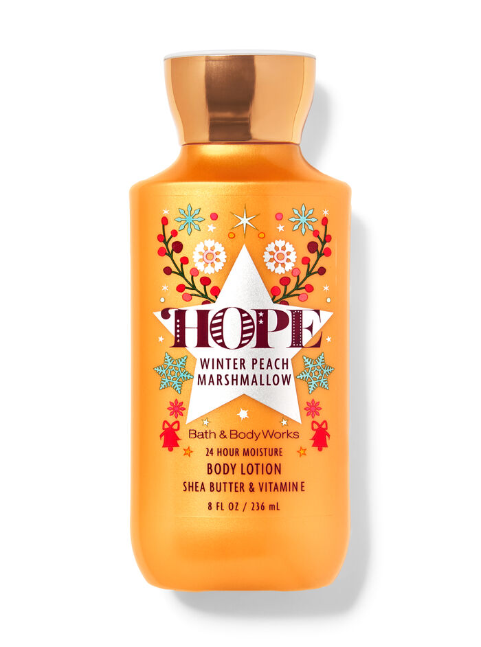 Winter Peach Marshmallow IDEE REGALO/IN EVIDENZA/Anteprima Collezione Natale Bath & Body Works