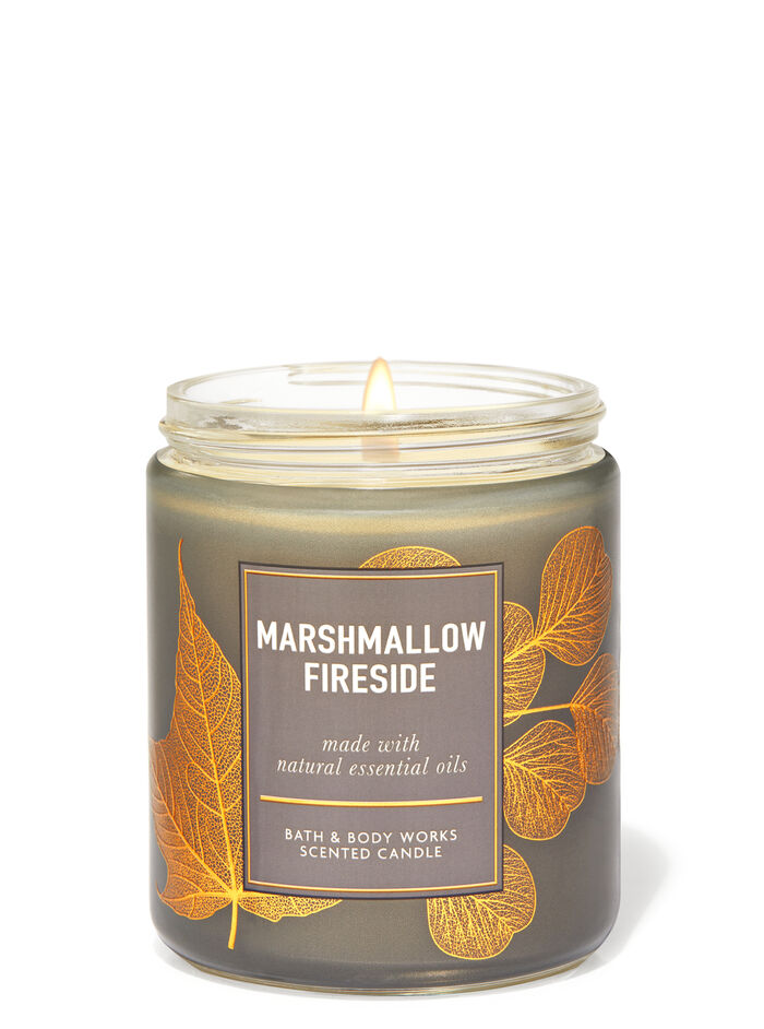 Marshmallow Fireside fragranza Candela a 1 stoppino