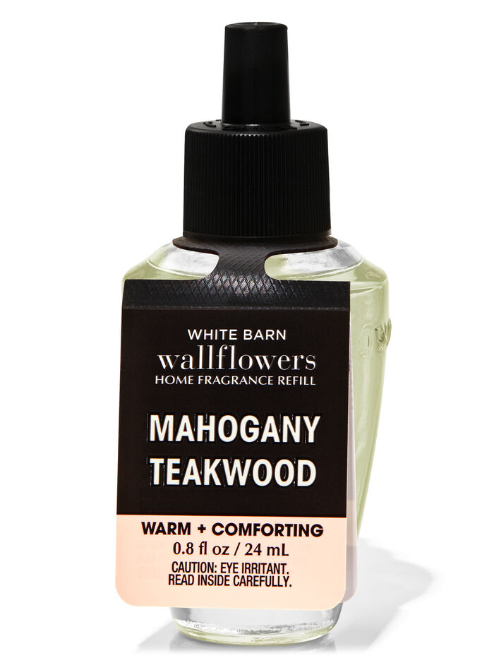 Mahogany Teakwood home fragrance home & car air fresheners wallflowers refill Bath & Body Works