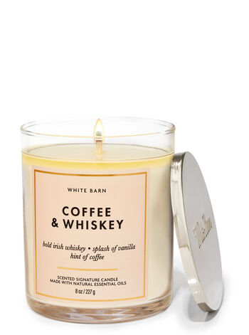 Coffee &amp; Whiskey home fragrance candles 1-wick candles Bath & Body Works1