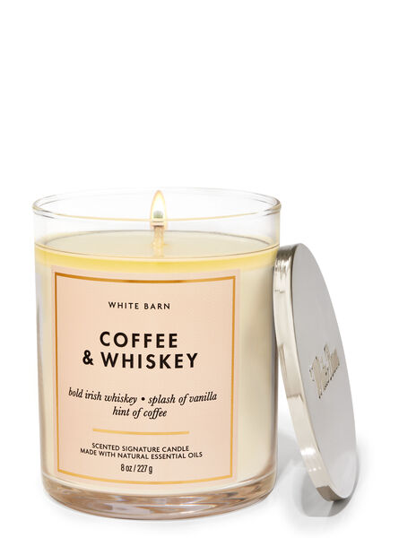 Coffee &amp; Whiskey profumazione ambiente candele candela a uno stoppino Bath & Body Works