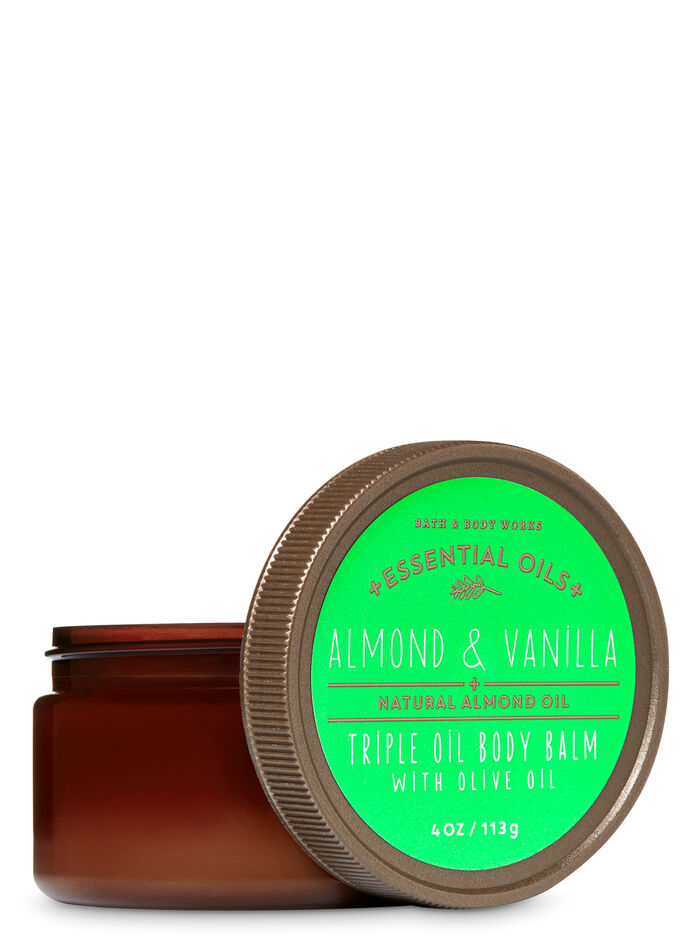 Almond & Vanilla fragranza Triple Oil Body Balm with Olive Oil