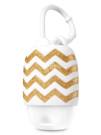 White with Chevrons fragranza PocketBac Holder
