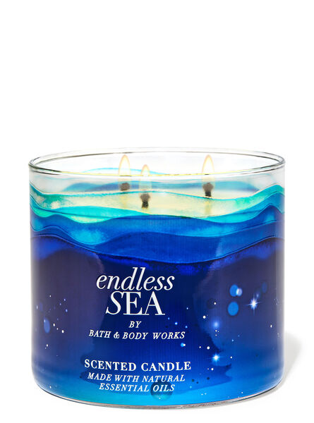 Endless Sea profumazione ambiente candele candela a tre stoppini Bath & Body Works