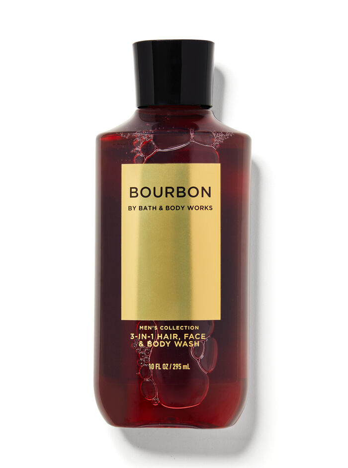 Bourbon men's  shop man collection bodywash and shower gel men's  Bath & Body Works