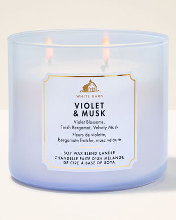 Violet & Musk Home Fragrance/Featured/White Barn collection Bath & Body Works1