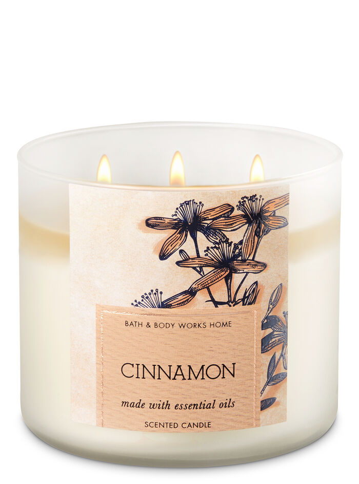 Cinnamon fragranza 3-Wick Candle
