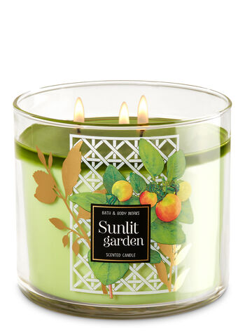 Sunlit Garden fragranza 3-Wick Candle