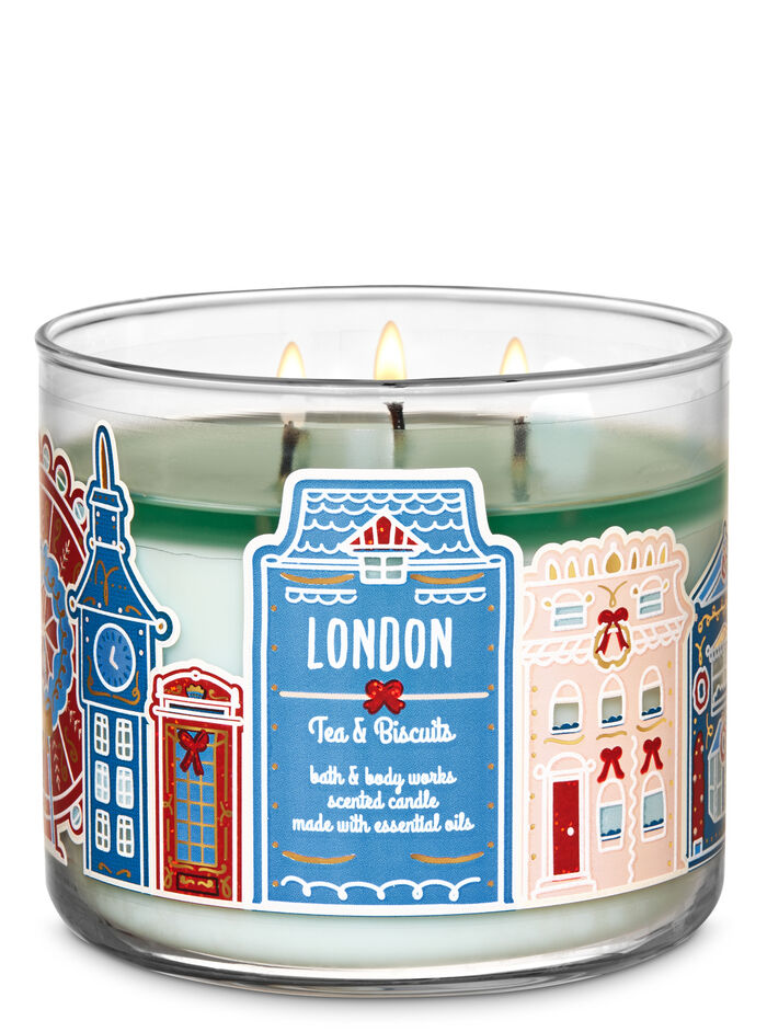 Tea & Biscuits Home Fragrance/Candles/3-wick candles Bath & Body Works