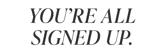 Grazie per l'iscrizione