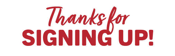 Grazie per l'iscrizione