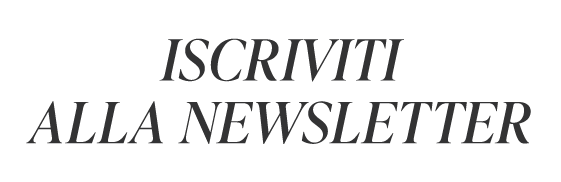 Iscriviti alla nostra newsletter