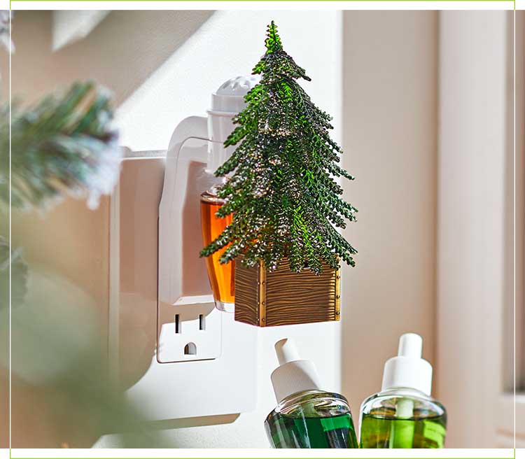Christmas air fresheners at Bath and Body Works